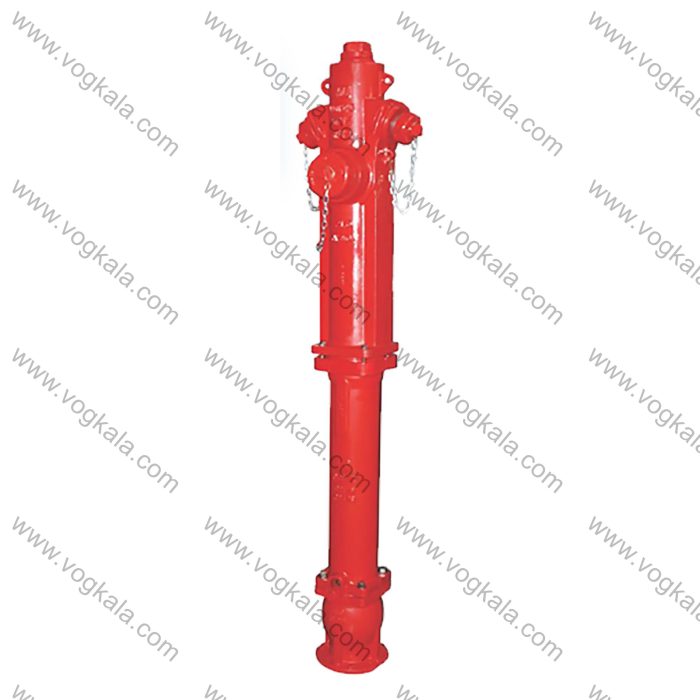 شیر آتش نشانی فلنجدار چدنی ایستاده میراب