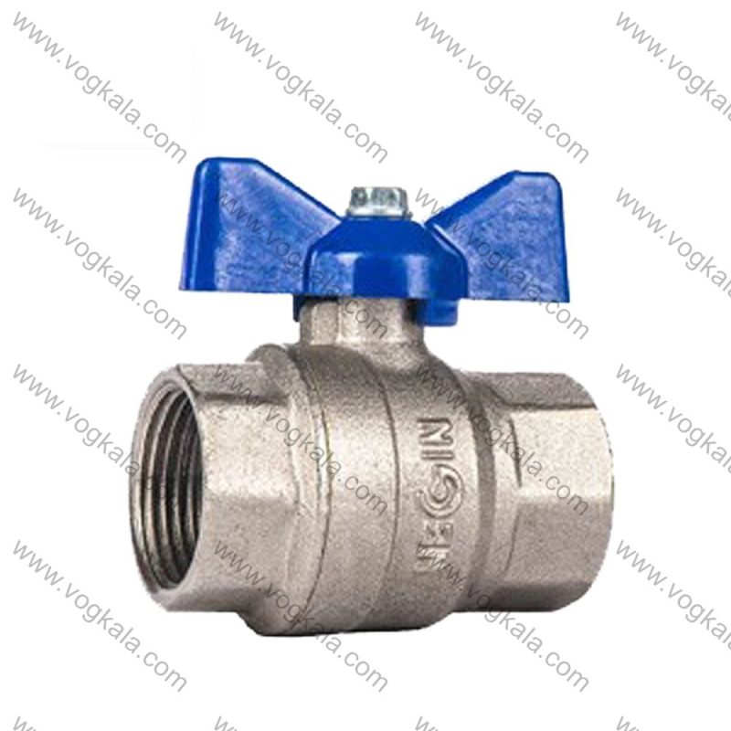 بال ولو تك ضرب غیر گازی دسته پروانه ای(كلكتوری) برنجی نگین