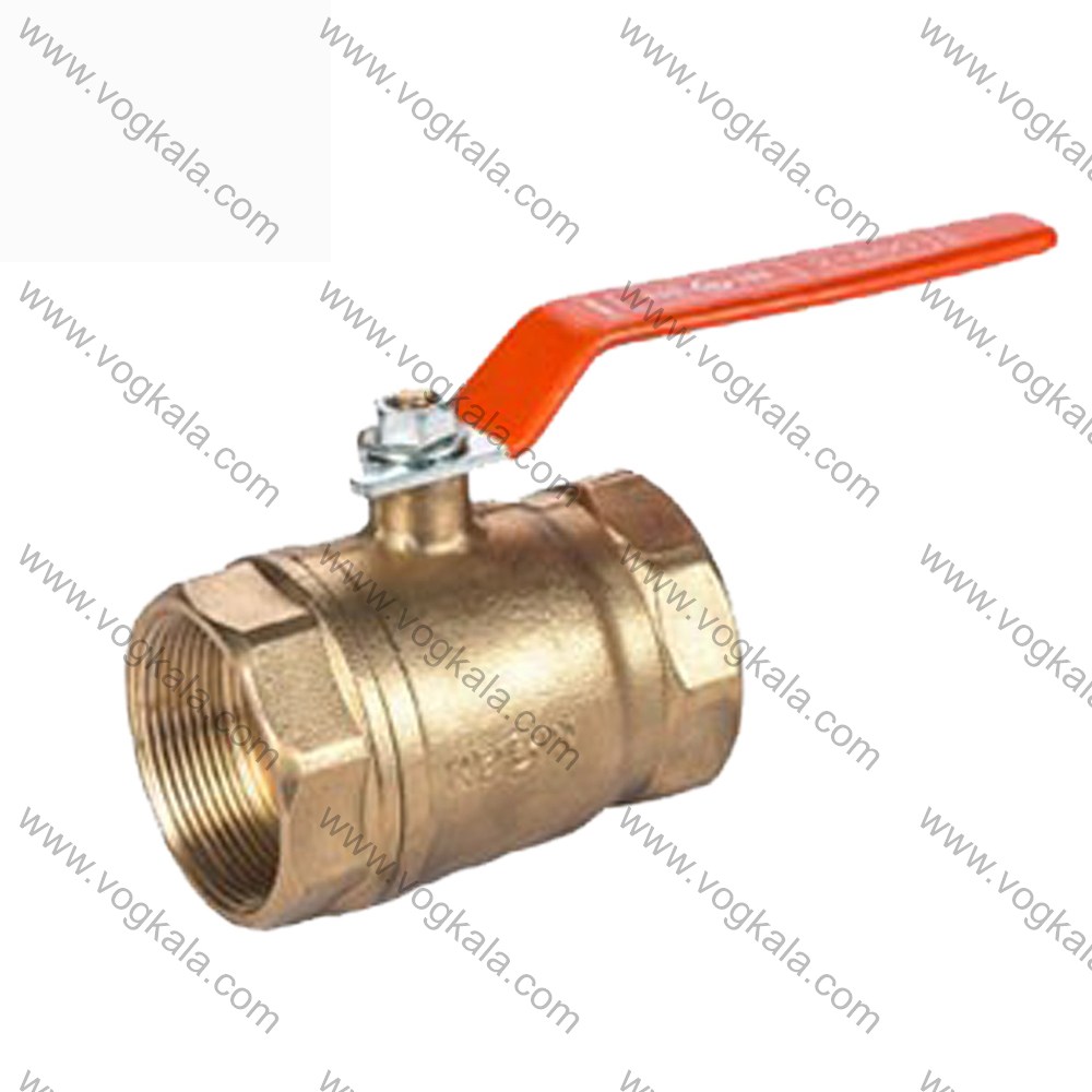 بال ولو گازی دنده ای برنجی نگین