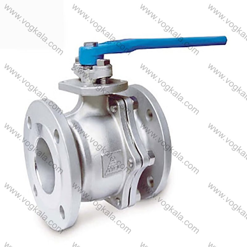 بال ولو فلنجدار فولادی كلاس 150