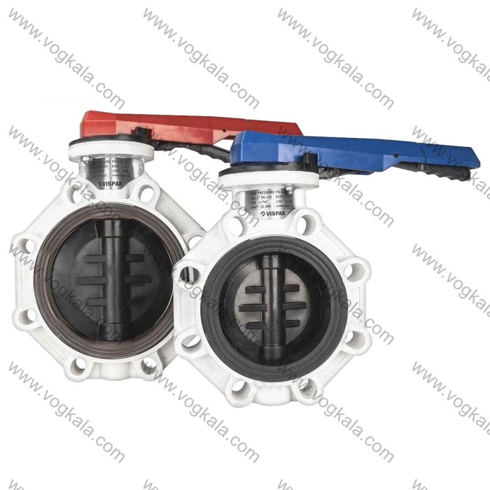 شیر پروانه ای ویفری اهرمی یو پی وی سی ویسپار