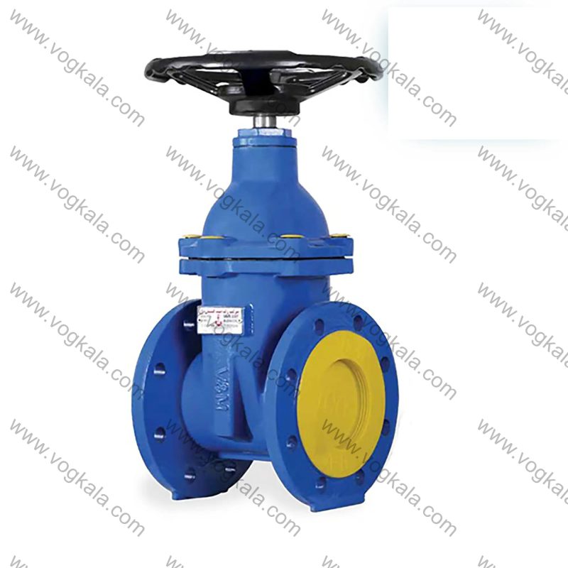 شیر کشویی فلنجدار چدنی وگ امیدگلستان