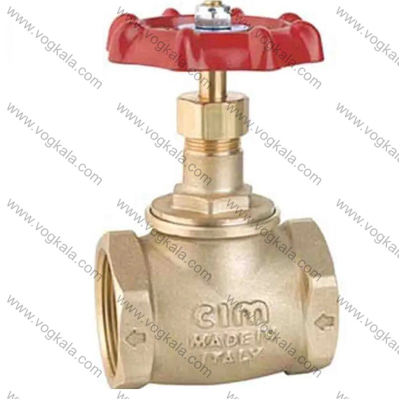 شیر کشویی دنده ای برنجی سیم ایتالیا