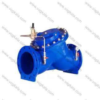 شير فشار شكن فلنجدار چدنی با پايلوت میراب