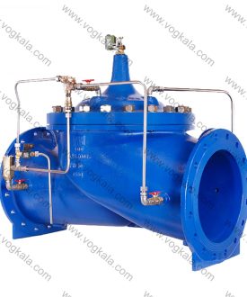 شیر کنترل پمپ فلنجدار چدنی میراب