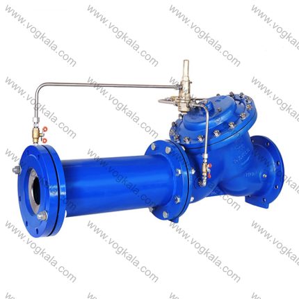 شیر كنترل دبی فلنجدار چدنی میراب