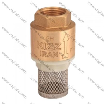 شیر یکطرفه سوپاپ مکش دنده‌ای برنجی کیز ایران