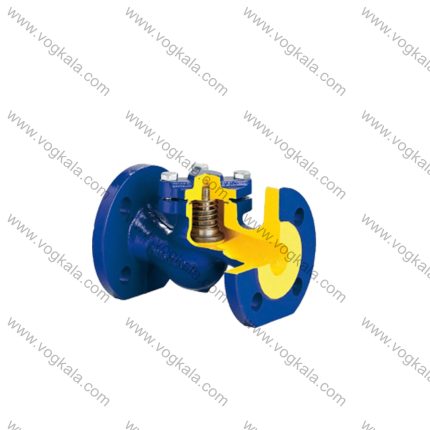 شیر یکطرفه سوپاپی فلنجدار چدنی زتکاما (Zetkama)