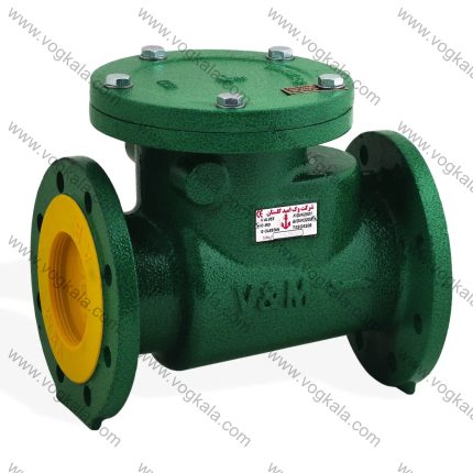 شیر یکطرفه دریچه ای فلنجدار چدنی وگ امیدگلستان