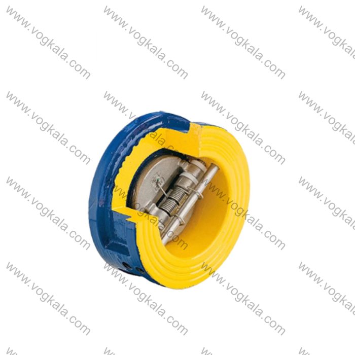 شیر یکطرفه دبل پلیت چدنی زتکاما (Zetkama)