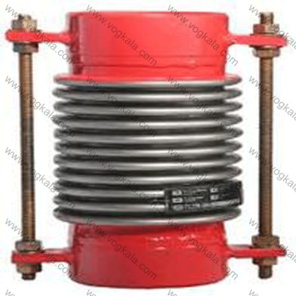 لرزه گیر آکاردئونی دوجداره سردنده استیل مهاردار ارتعاشات صنعتی