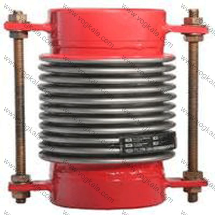 لرزه گیر آکاردئونی دوجداره سردنده استیل مهاردار ارتعاشات صنعتی