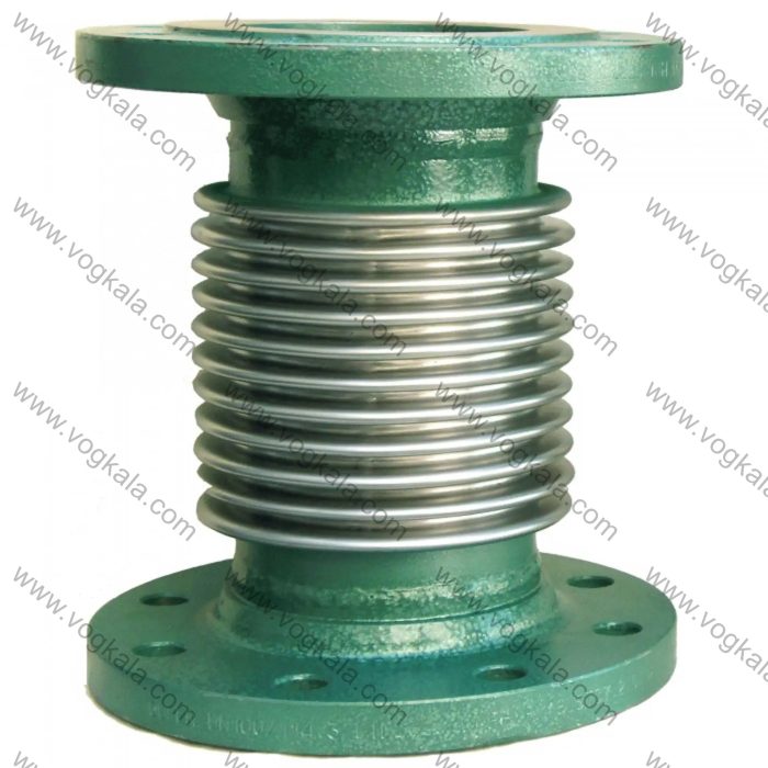 لرزه‌گیر آكاردئونی فلنجدار بدون مهار ارتعاشات صنعتی