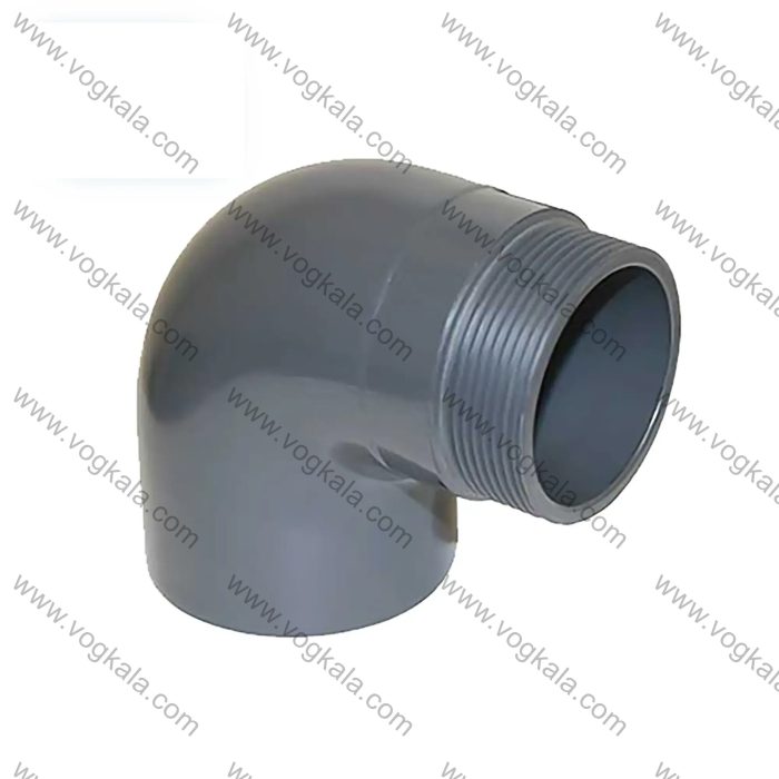 زانو چپقی دنده ای یو پی وی سی پیمتاش