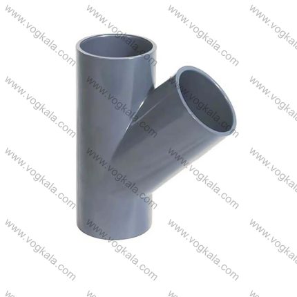 سه راه مساوی 45درجه یو پی وی سی پیمتاش