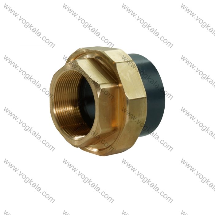 مهره ماسوره یکسر مغزی برنجی یو پی وی سی ویسپار