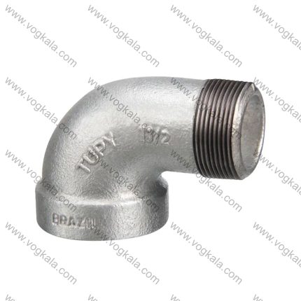 چپقی دنده ای 90 درجه گالوانیزه Tupy توپی برزیل