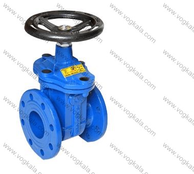 شیر فلکه کشویی زبانه فلزی