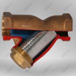 شیر صافی دنده ای برنزی سام