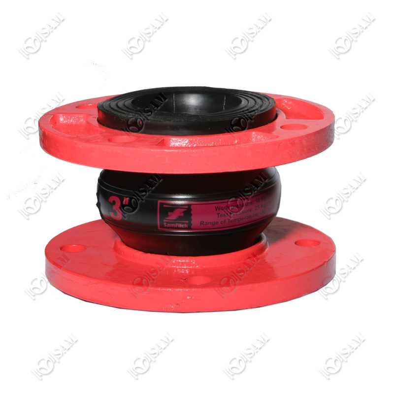 لرزه گیر لاستیکی بلادری بدون مهار سام