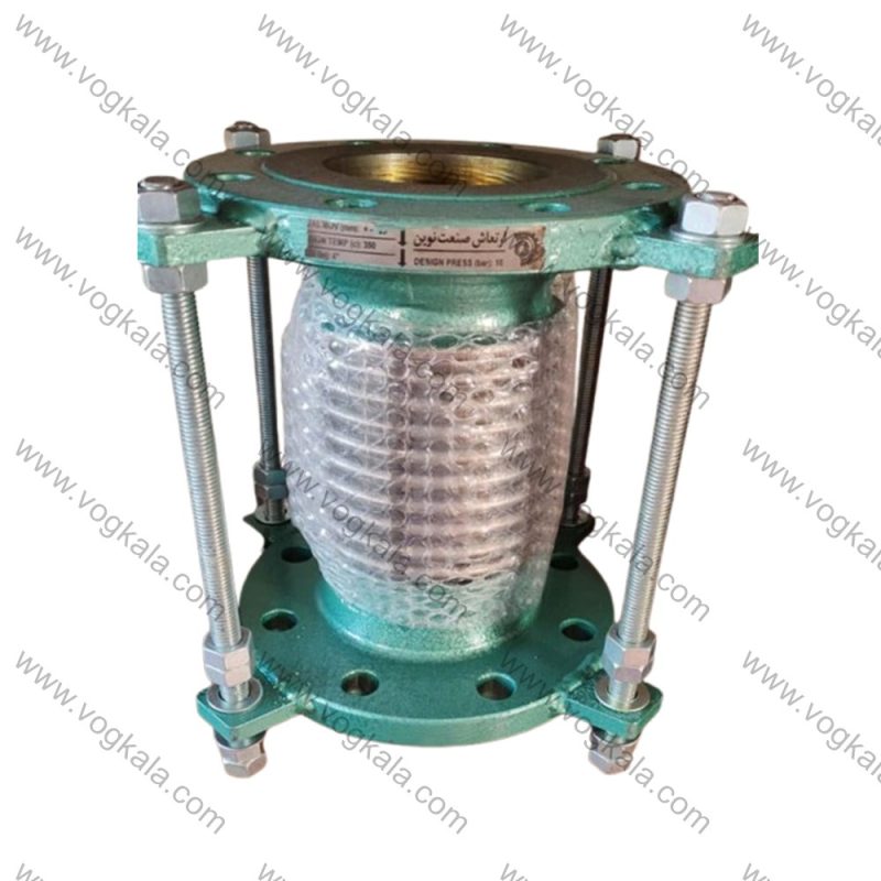 لرزه گیر آکاردئونی جوشی مهاردار ارتعاشات صنعتی نوین